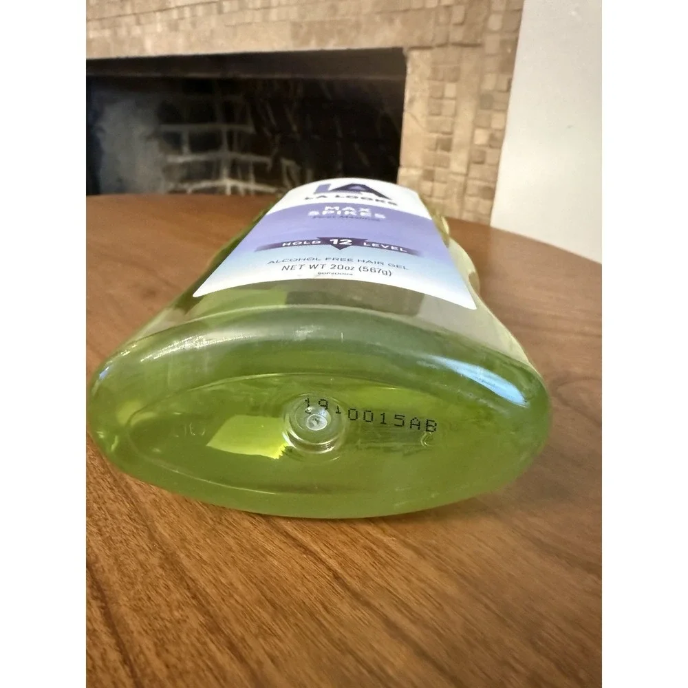 LA Looks Max Spikes Hold Level 12 Alcohol Free Hair Gel Green, 20oz Discontinued